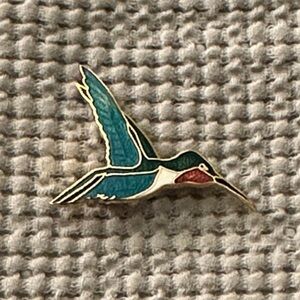 Vintage Hummingbird Pin
